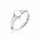 ZINZI Sterling Silver Signet Ring Monogram Oval Smooth Shiny ZIR1665