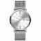 ZINZI Roman Watch 34mm Silver Colored Dial Silver Colored Case Stainless Steel Mesh Strap  ZIW502M