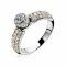 ZINZI zilveren ring champagne ZIR1014C