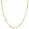 ZINZI Sterling Silver Necklace 14K Yellow Gold Plated Paperclip Chain 2,7mm