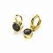 ZINZI Sterling Silver Ear Pendants 14K Yellow Gold Plated