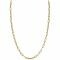 ZINZI Gold Plated Sterling Silver Paperclip Chain Necklace 45cm ZIC2202G