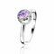 ZINZI Sterling Silver Ring Purple ZIR1069P