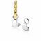 ZINZI Sterling Silver Ear Pendants Heart