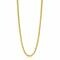 ZINZI zilveren schakelcollier geelverguld palmier 2mm breed 45cm ZIC1931G