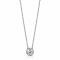ZINZI Sterling Silver Necklace Whiteh Pendant