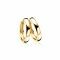 20mm ZINZI Gold Plated Sterling Silver Hoop Earrings width 3mm ZIO190G