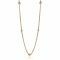 ZINZI Rose Gold Plated Sterling Silver Curb Chain Necklace 45cm ZIC987R