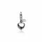 ZINZI Sterling Silver Charm Heart CHARMS1