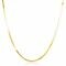 ZINZI Gold Plated Sterling Silver Snake Chain Necklace 45cm 1,9mm width ZIC2360