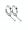 ZINZI Sterling Silver Earrings Pendants Bar Shiny ZICH1440 (excl. hoop earrings)