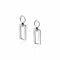ZINZI Sterling Silver Earrings Pendants Open Rectangle ZICH1692 (excl. hoop earrings)