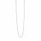80cm ZINZI zilveren bolletjes ketting. 0,9mm breed ZILC-B80