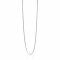 ZINZI Sterling Silver Curb Chain Necklace 45 cm