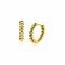 ZINZI gold plated zilveren oorringen bolletjes motief 13,5x2,5mm ZIO923G