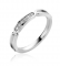 ZINZI Sterling Silver Stackable Ring with Trendy Oval Shapes White ZIR2270