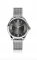 ZINZI Classy Mini horloge 30mm grijze wijzerplaat stalen kast en meshband ZIW1224M
