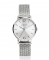 ZINZI Lady Watch Silver Colored Dial Silver Colored Case and Stainless Steel Mesh Strap 28mm ZIW602M