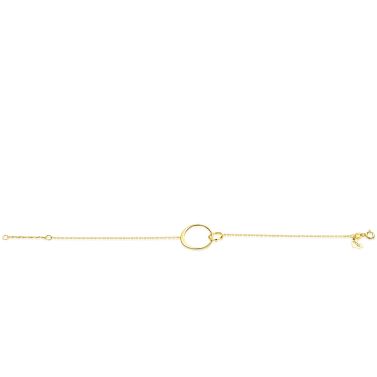 ZINZI GOLD armband verbonden 2 rondjes