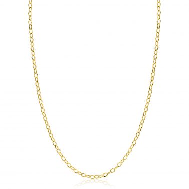 ZINZI Gold 14 karat gold Venetian chain 45cm with graceful