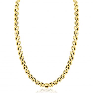 ZINZI zlv. collier gg.verg.rolex-style breed 8mm 43cm