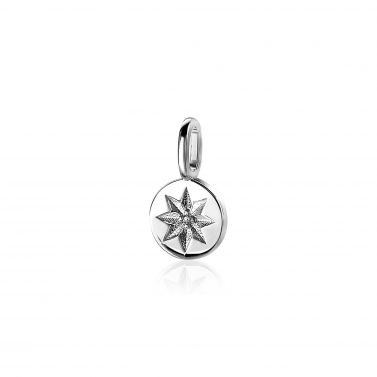 ZINZI Sterling Silver Round Pendant Sun ZIH2068