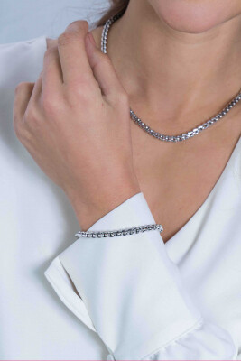 ZINZI Sterling Silver Chain Bracelet