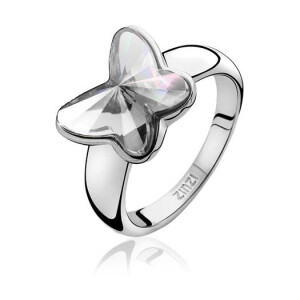 ZINZI Sterling Silver Ring White ZIR717