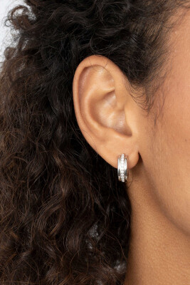 ZINZI zilveren luxe oorringen 16x5mm wit ZIO2049