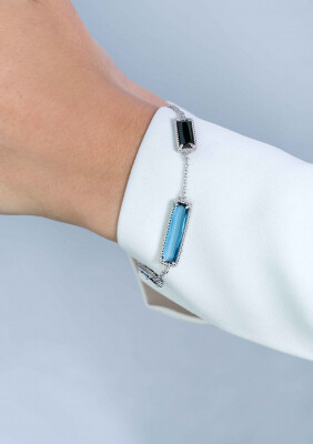 ZINZI Sterling Silver Fantasy Bracelet