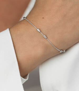 ZINZI zilveren fantasie armband 17-19,5cm ZIA1910