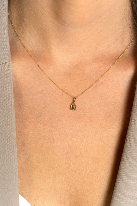 ネックレス・ペンダント Goti Long Necklace With Gold-Plated Geometric Pendant il_340x270.2214511195_1j23.jpg