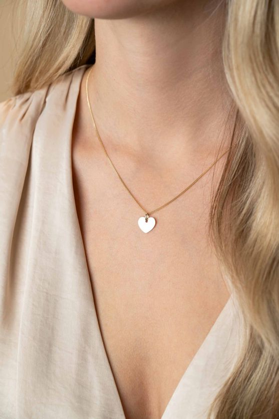 ネックレス・ペンダント My Shining Heart Necklace Shining Heart Pendant Gold – Hey Happiness
