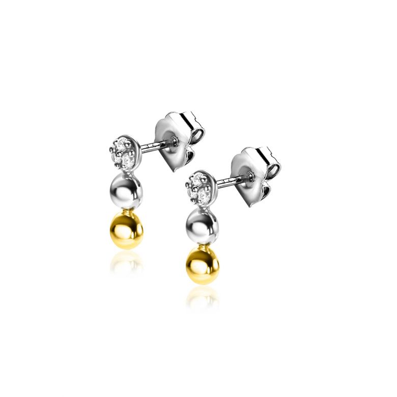 アレクサンダー・M 白シャツ Silver Colored Earring Wit 関送無 Paparazzi ♥ Tick, Tick, Boom! - Silver ♥ Earrings