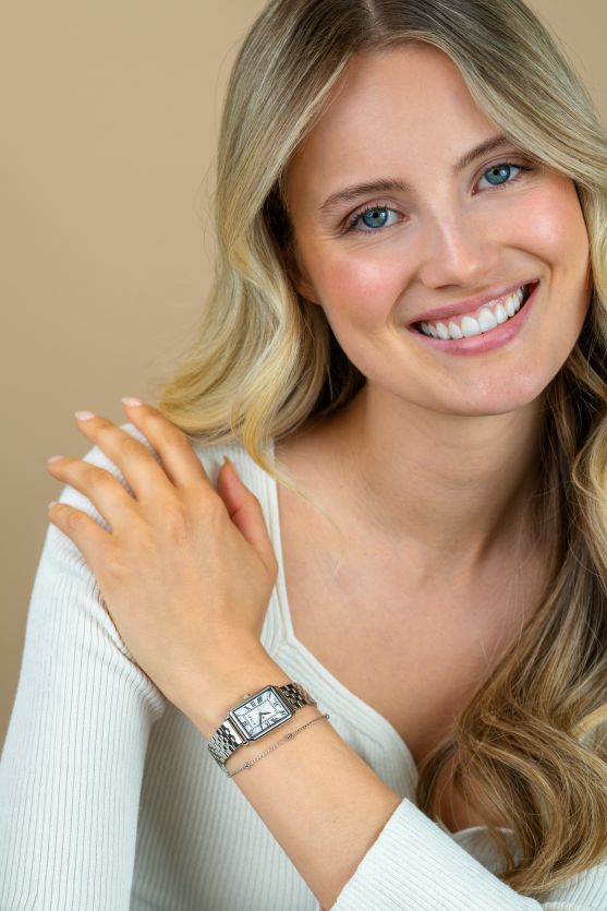 アクセサリー special vintage design watch bracelet Vintage Sterling Silver Garnet Watch Bracelet: Gaudi Style