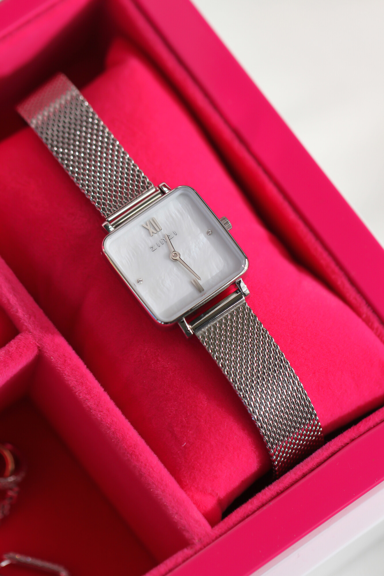 ZINZI Jewellery Box Pink JEWELBOX