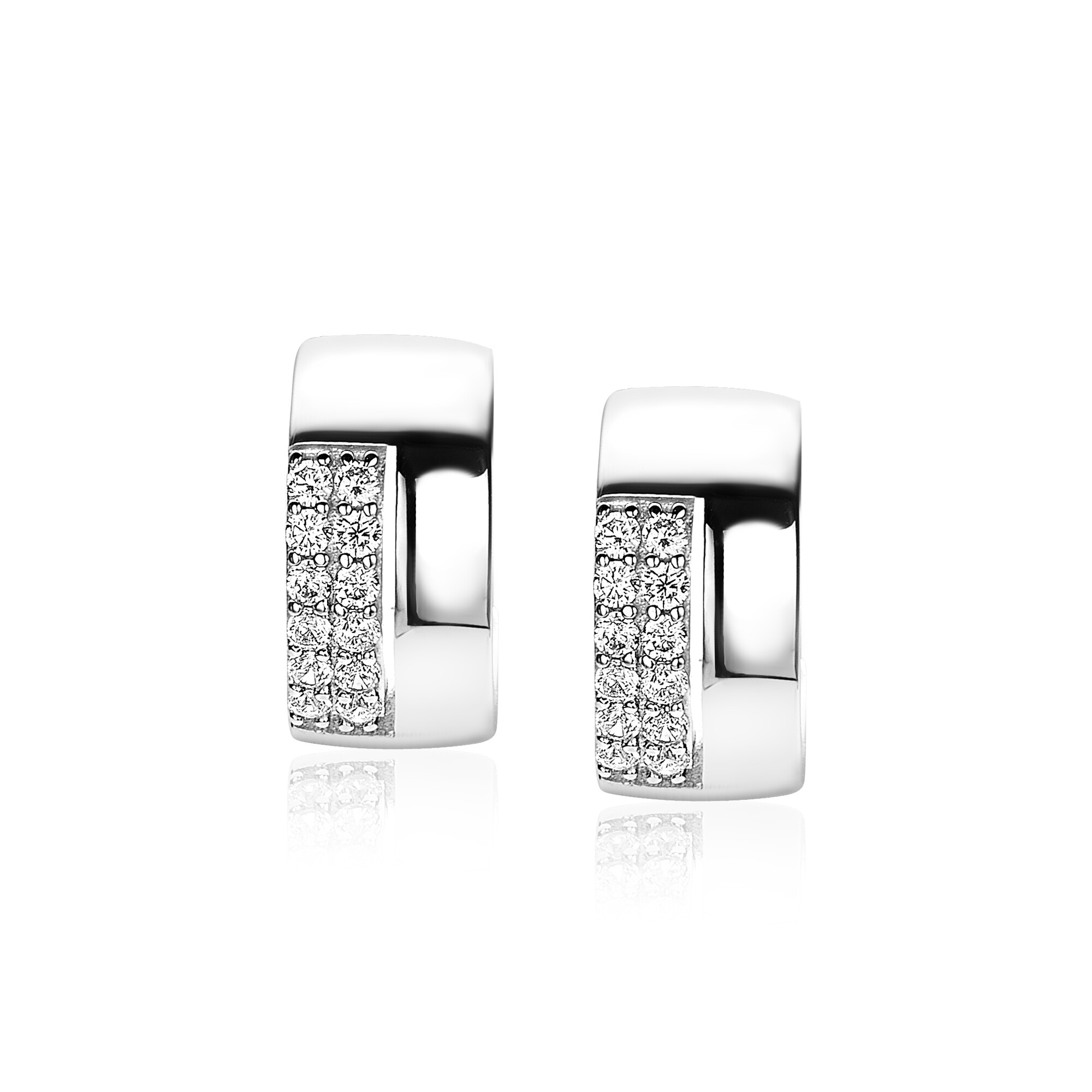 ZINZI Sterling Silver Earrings by Dutch Designer Mart Visser MVO17
