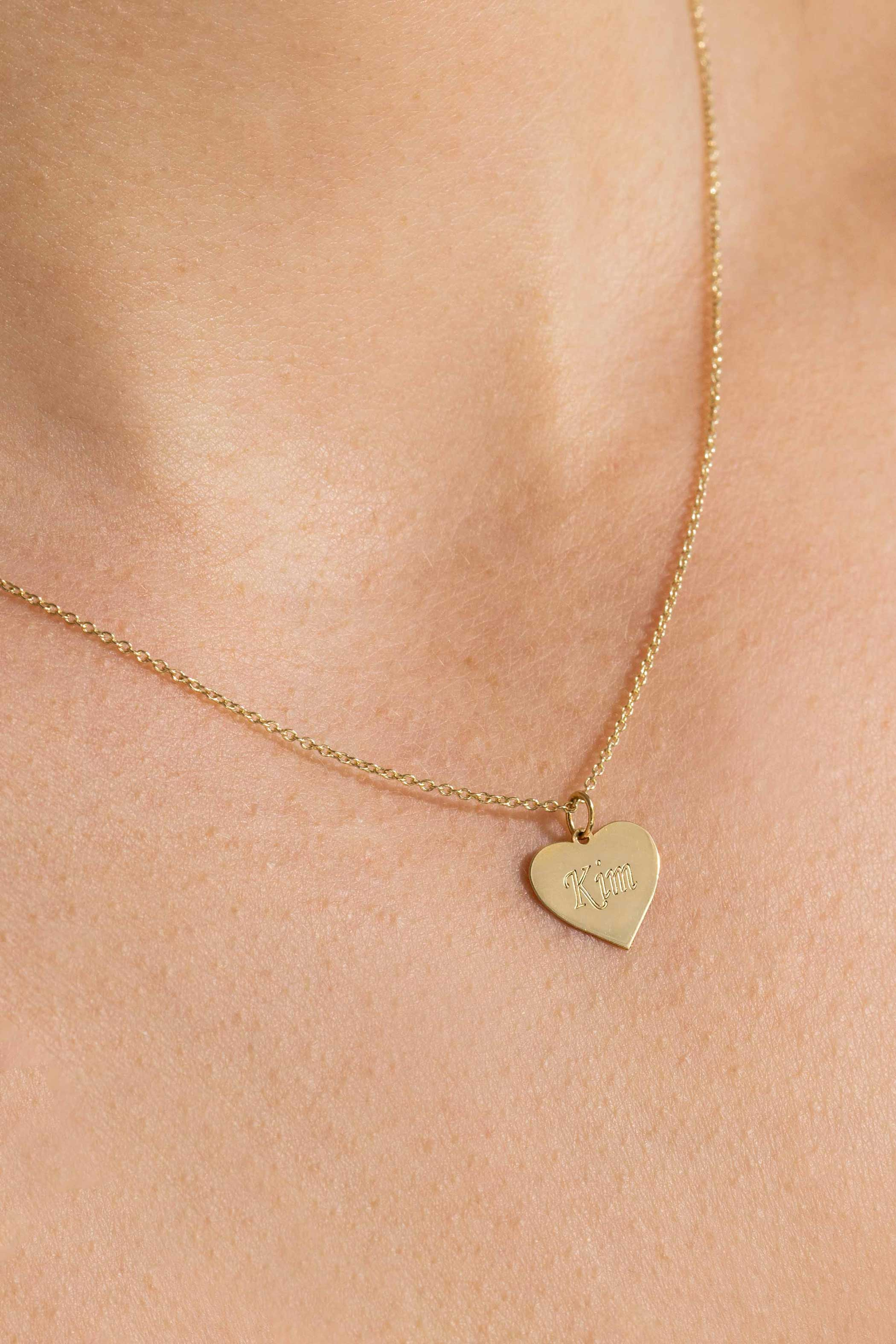 11mm ZINZI 14K Gold Pendant Shiny Heart ZGH363-11 (excl. necklace)