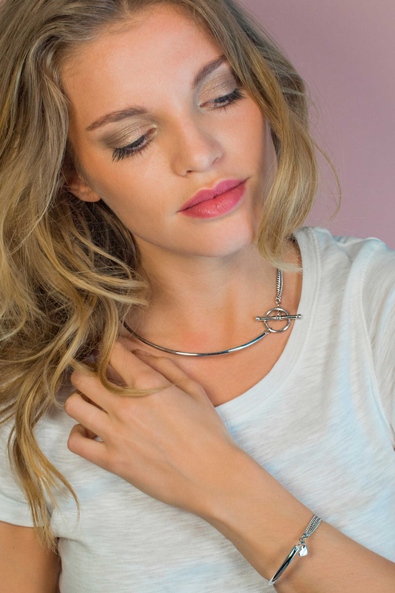 ZINZI Sterling Silver Necklace 42cm ZIC1490