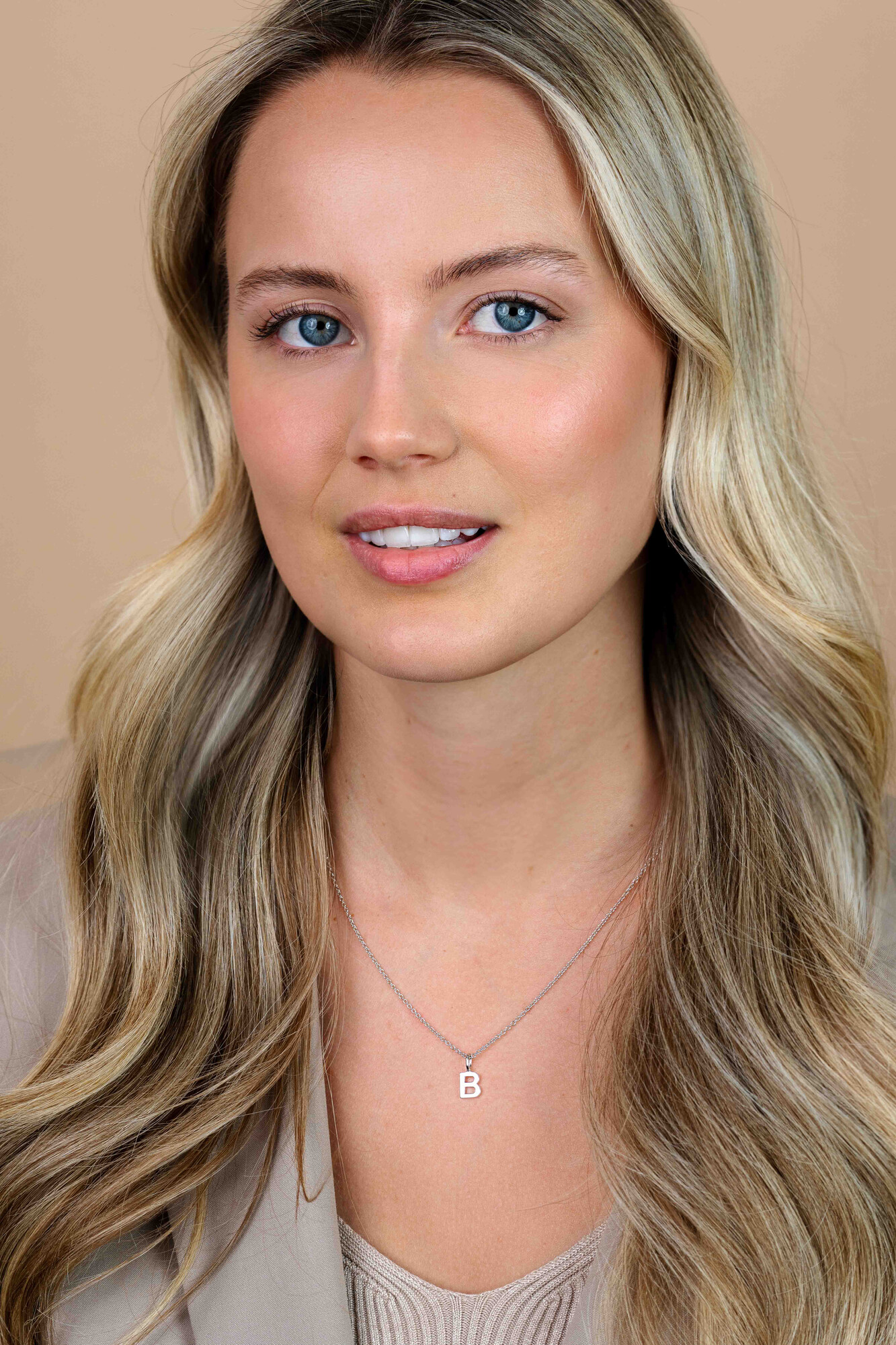 ZINZI Sterling Silver Letter Pendant B ZIH2140B