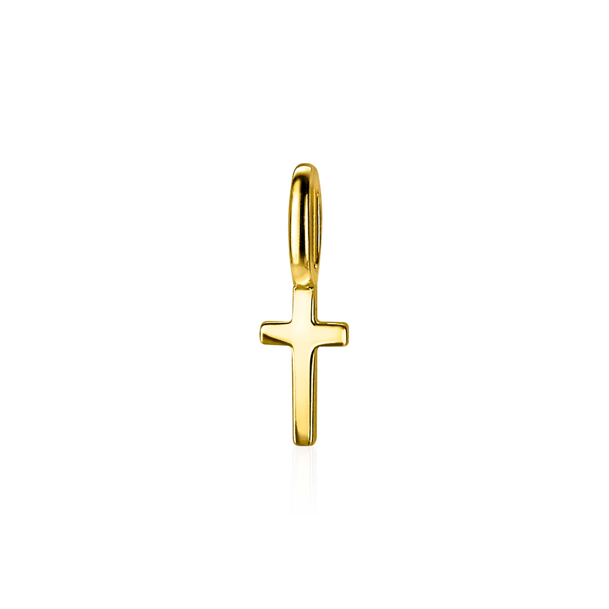 ZINZI Gold Plated Sterling Silver Pendant Cross ZIH2082G