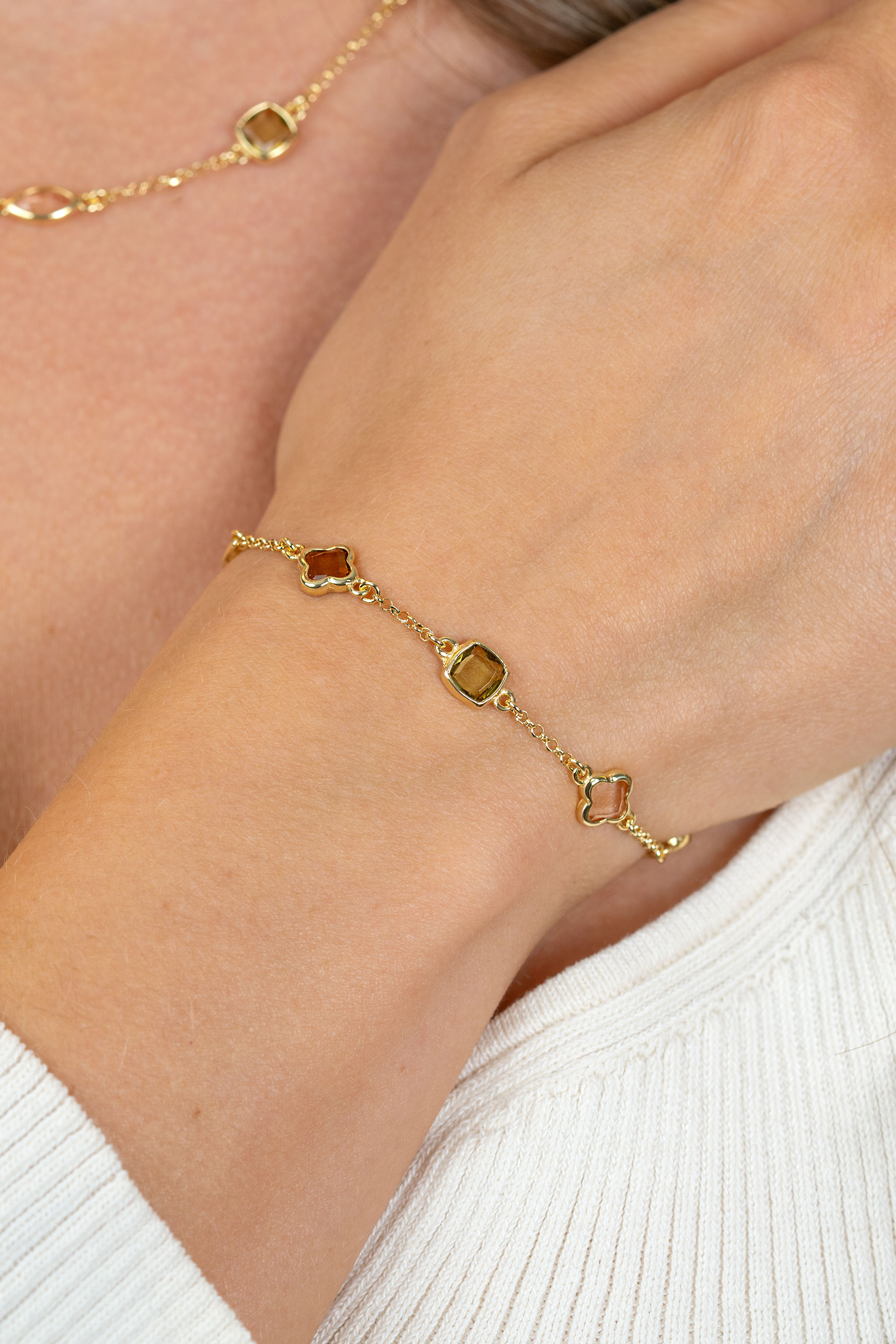 ZINZI zlv.armb.gg.verg.versch.vormen bruin/groen/ch