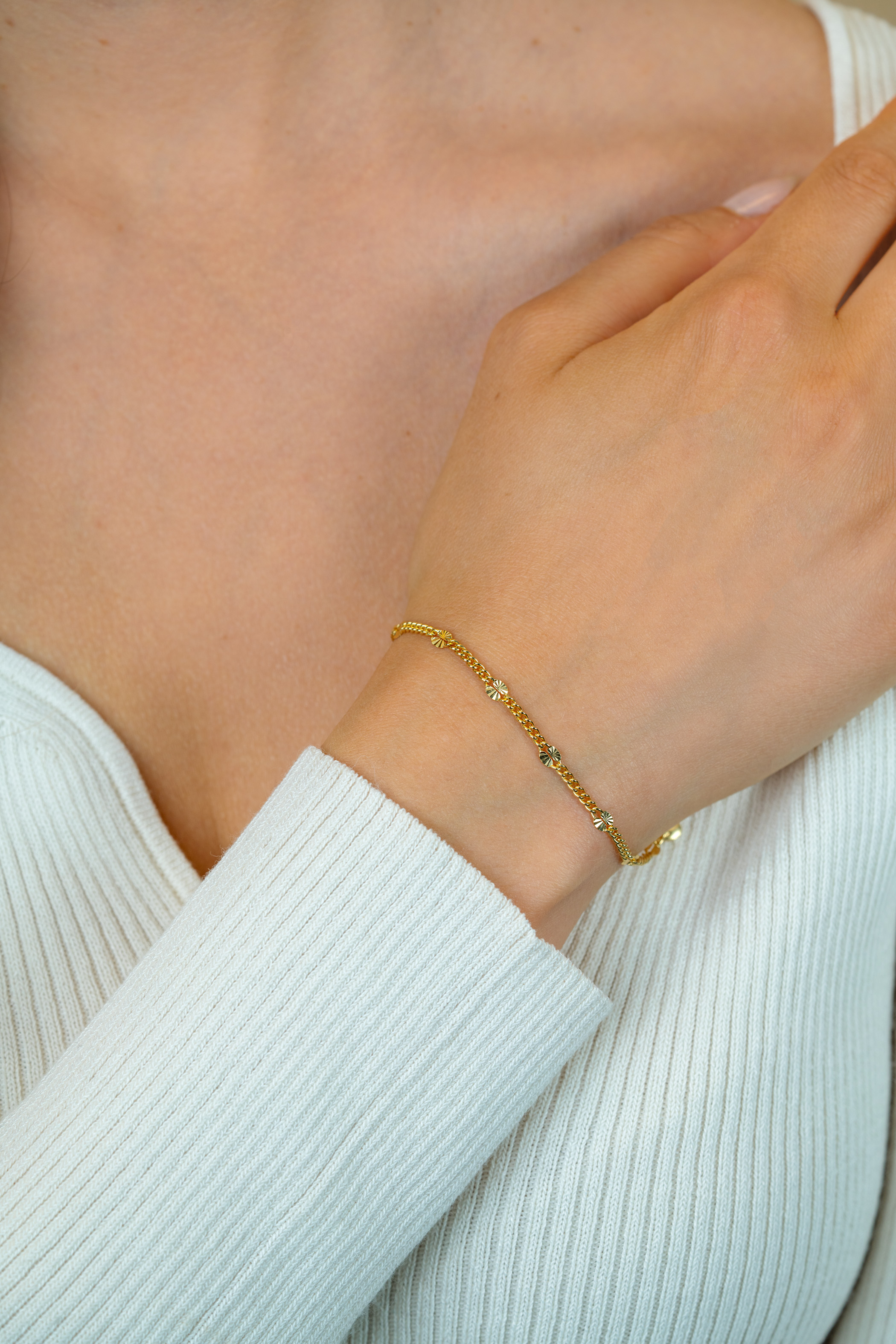 ZINZI zlv. armb.gg.verg. grmt / gediamant. plaatjes