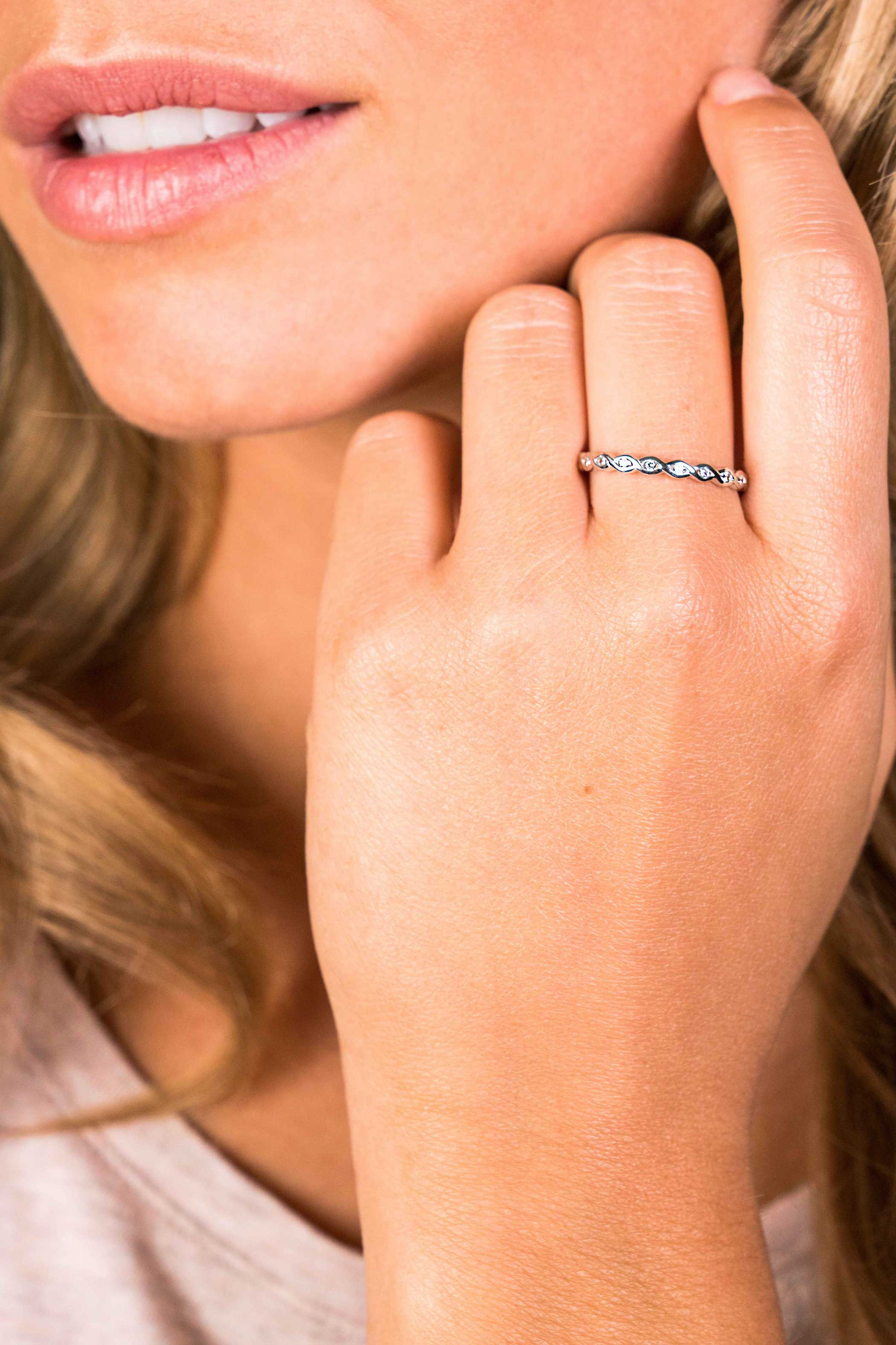 ZINZI Sterling Silver Stackable Ring Infinity White 2,4mm ZIR1595