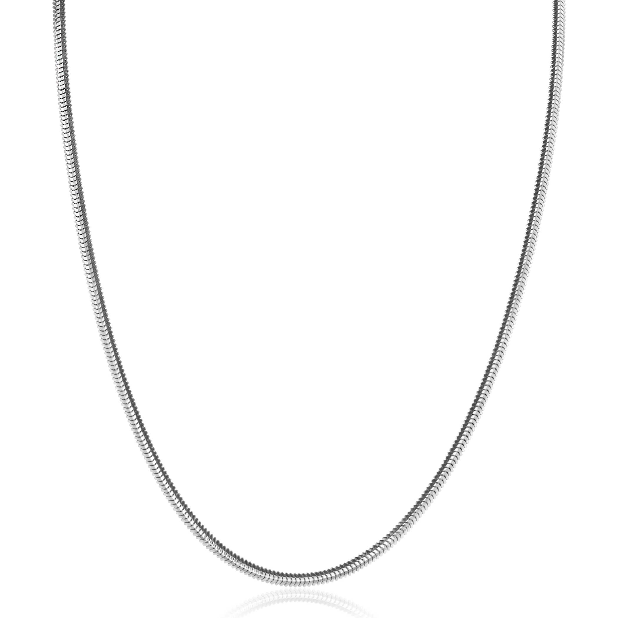 ZINZI Sterling Silver Snake Chain Necklace 45cm 2.5mm width ZIC2401