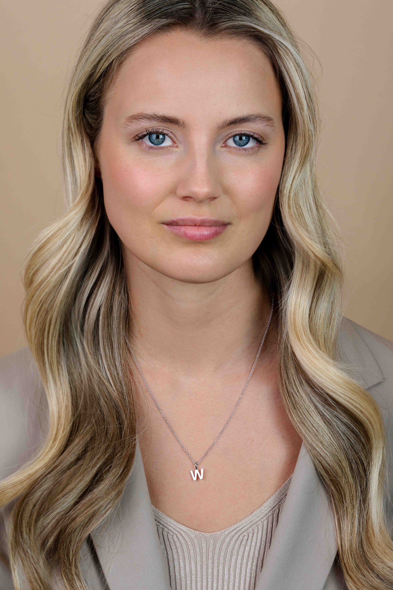 ZINZI Sterling Silver Letter Pendant W ZIH2140W