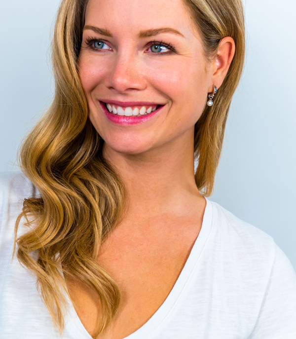 ZINZI Sterling Silver Earrings Pendants Pearl White ZICH1749W (excl. hoop earrings)