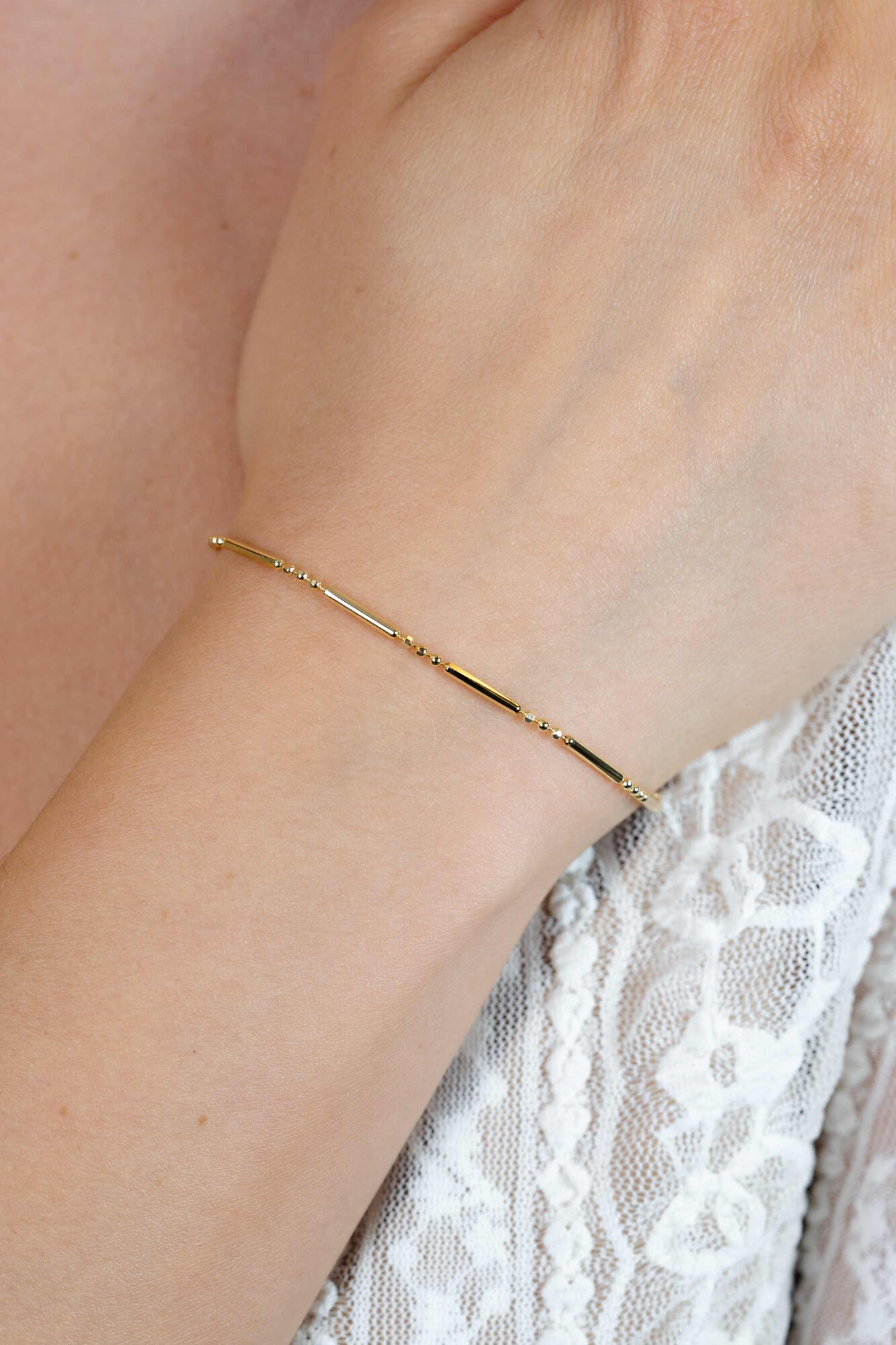 ZINZI Gold Plated Sterling Silver Fantasy Bracelet Bars ZIA1452G