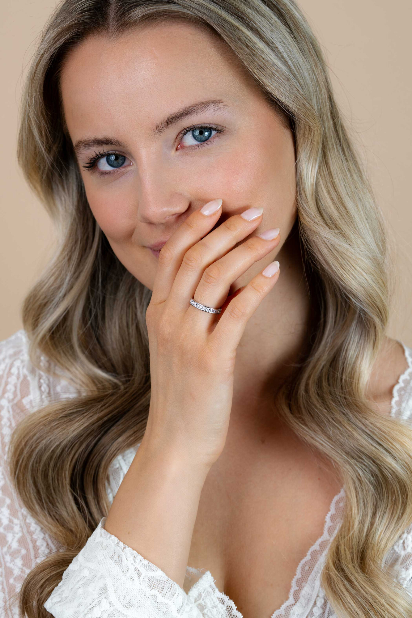 ZINZI Sterling Silver Ring White ZIR2050