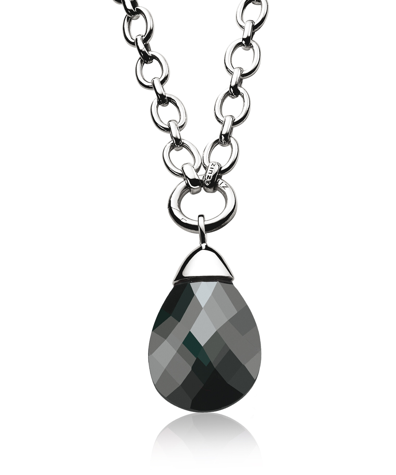 ZINZI Sterling Silver Pendant Black ZIH555Z